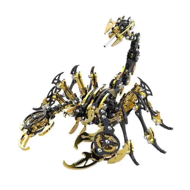 Mechanical Black Gold Scorpion